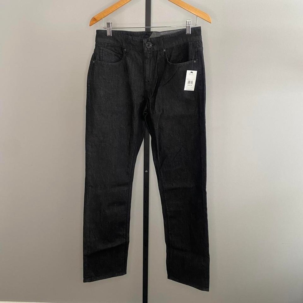 Volcom black slim‎ fit straight leg